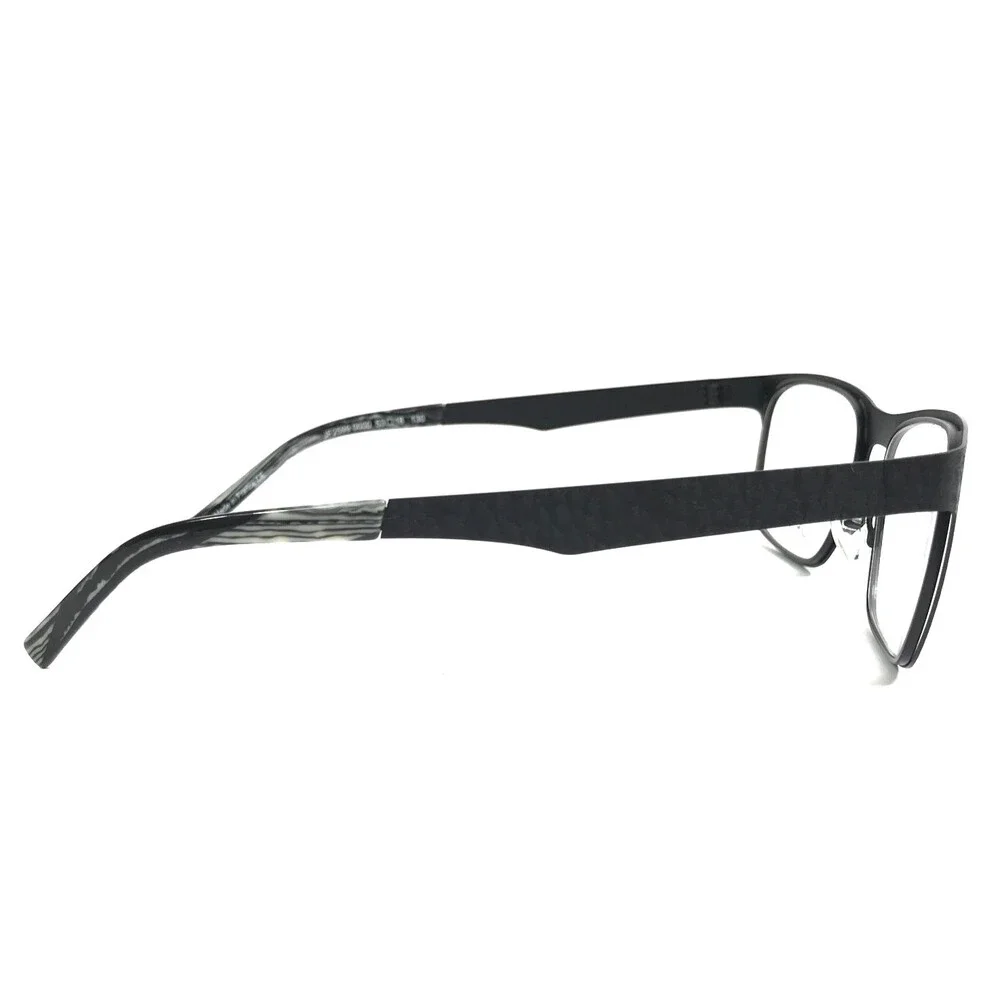 J.F. Rey Eyeglasses Frames JF2599 0000 Matte Black Textured Webbing 53-18-130
